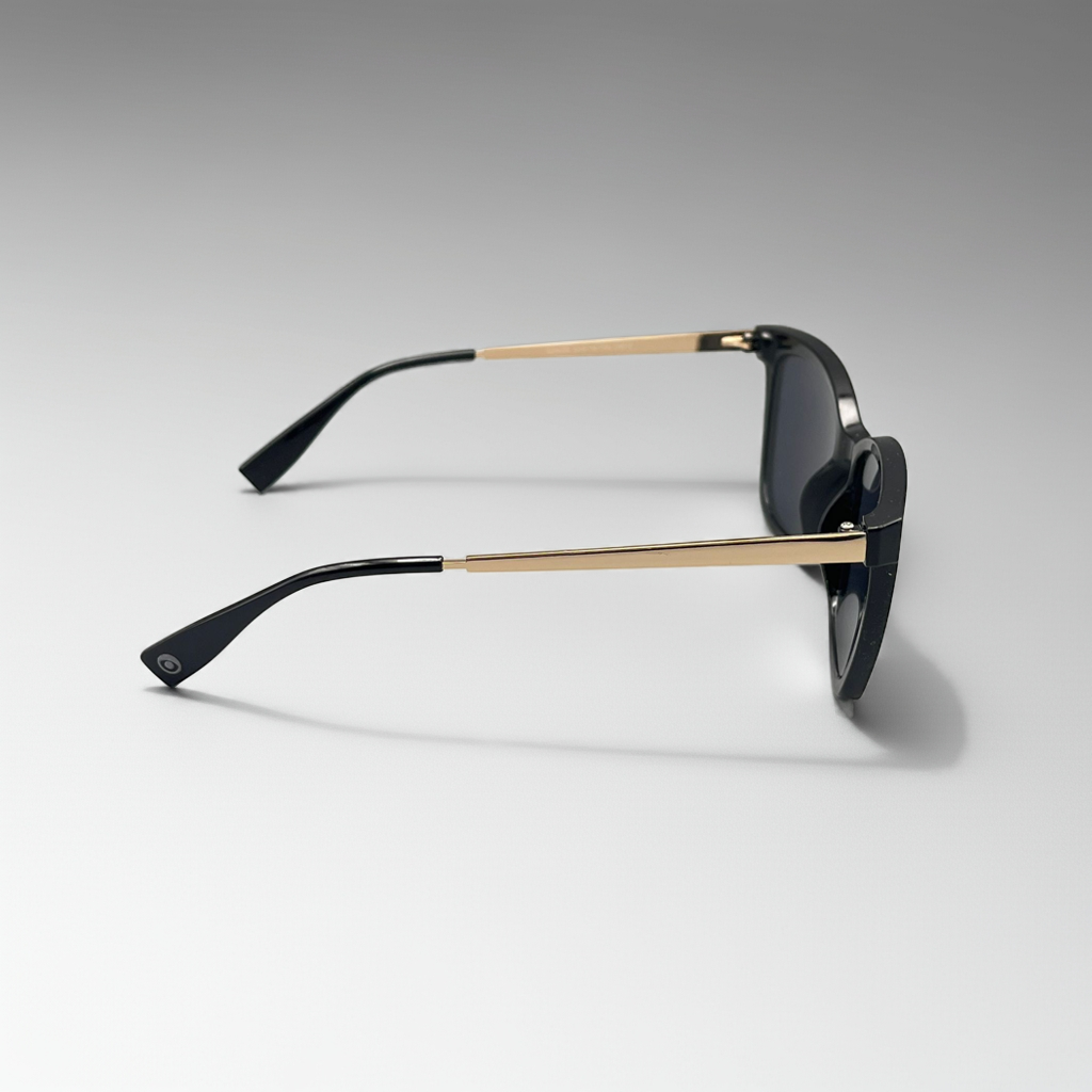 Opulence Grace – Gafas de sol unisex con patilla dorada