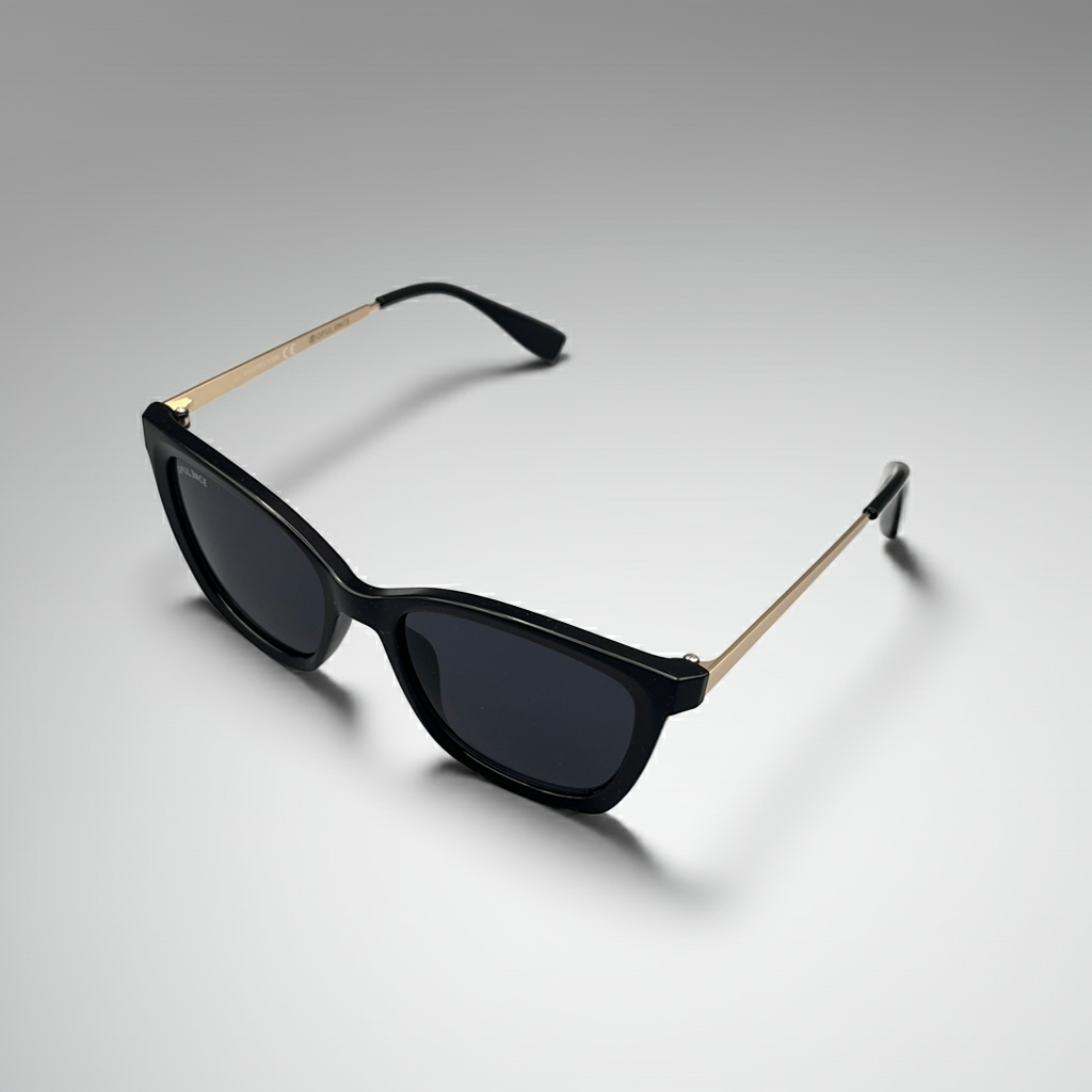 Opulence Grace – Gafas de sol unisex con patilla dorada