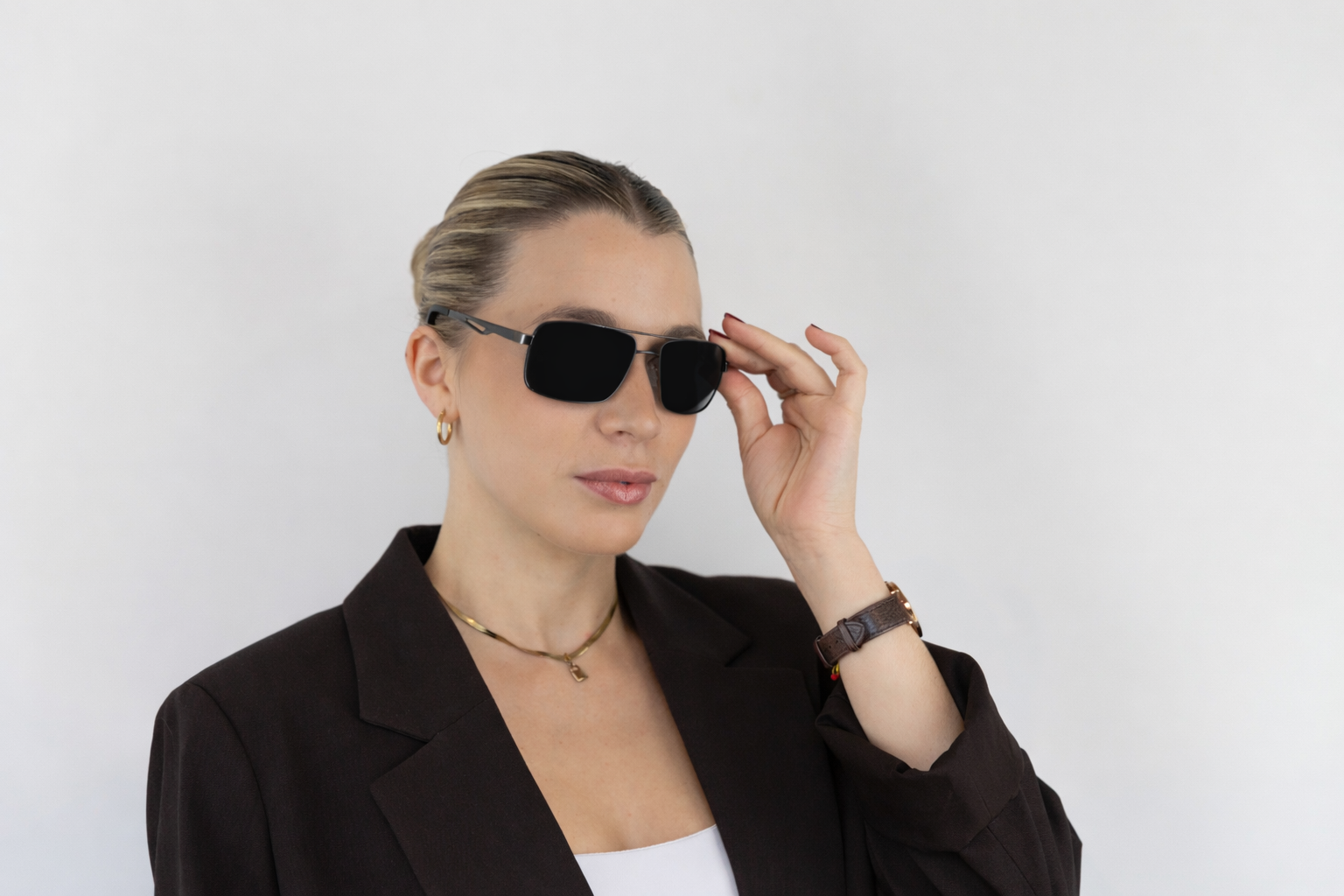 Opulence Zenith – Gafas de sol metálicas unisex premium